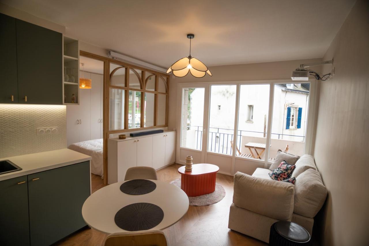 Apartmán T2 Plein Sud - Parking - Balcon Vue Odet - Renove Par Un Architecte Quimper Exteriér fotografie